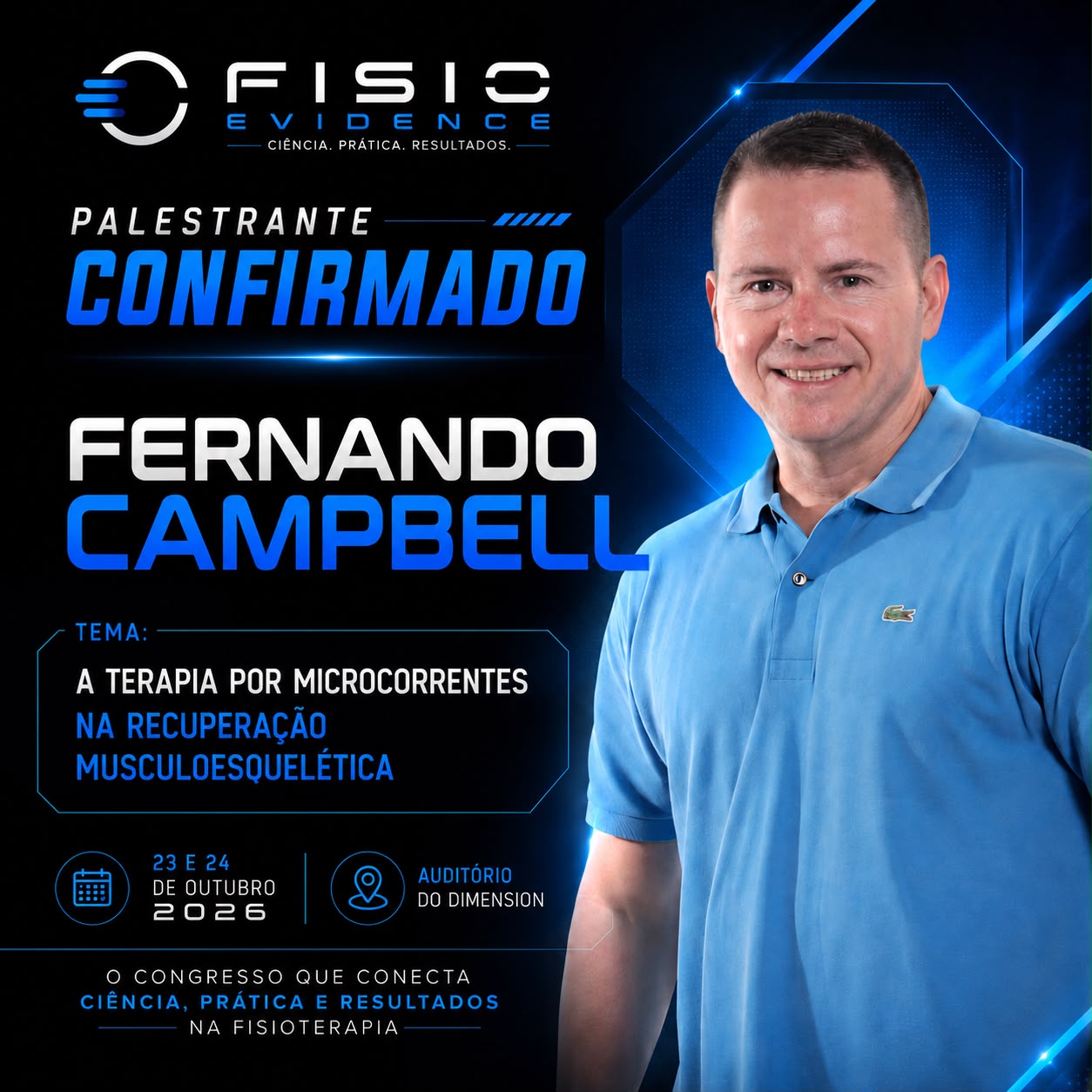 Palestrante confirmado — Fernando Campbell