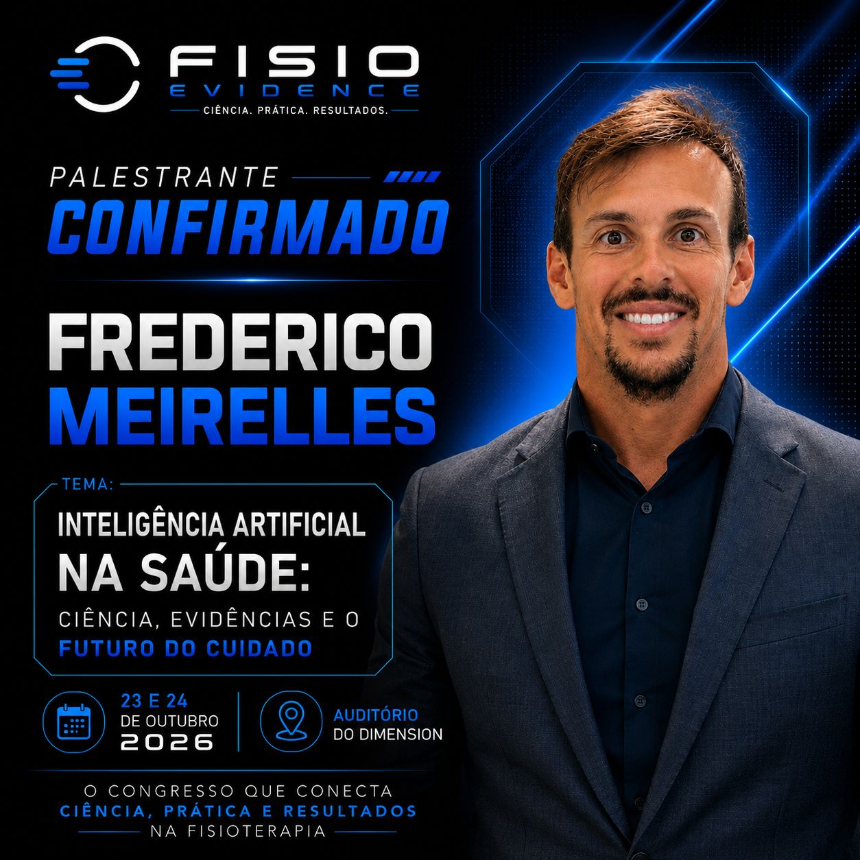Palestrante confirmado — Frederico Meirelles