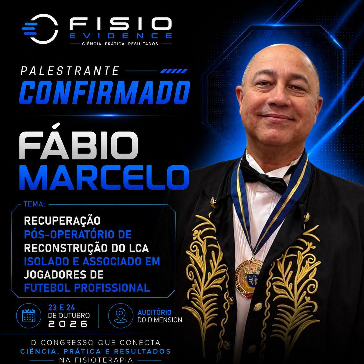 Palestrante confirmado — Fábio Marcelo