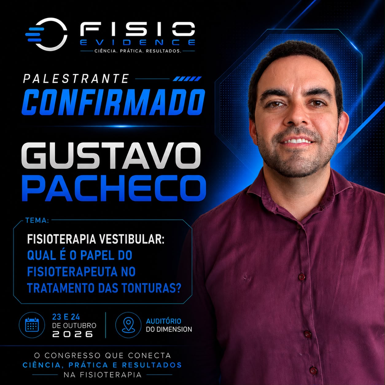 Palestrante confirmado — Gustavo Pacheco