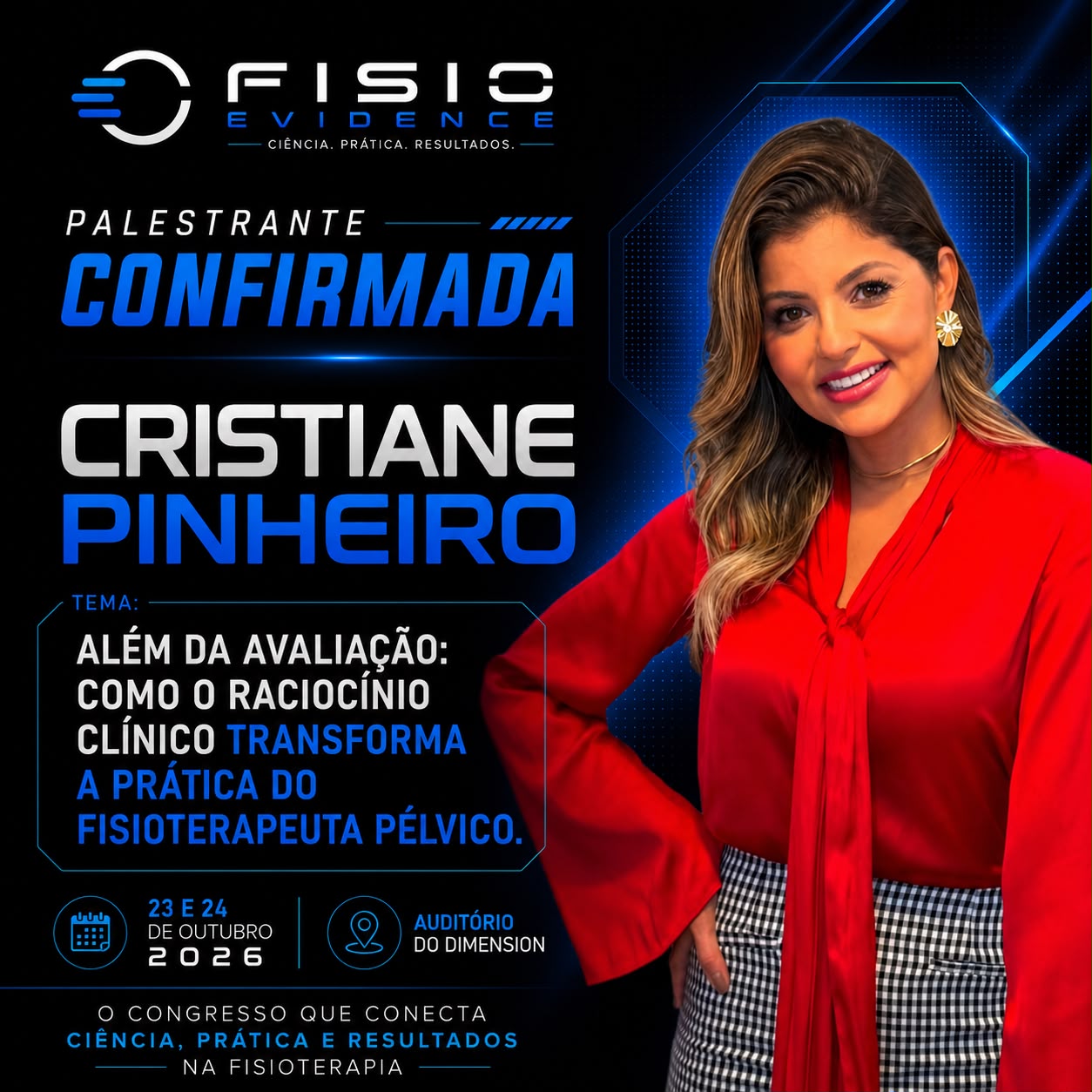 Palestrante confirmado — Cristiane Pinheiro