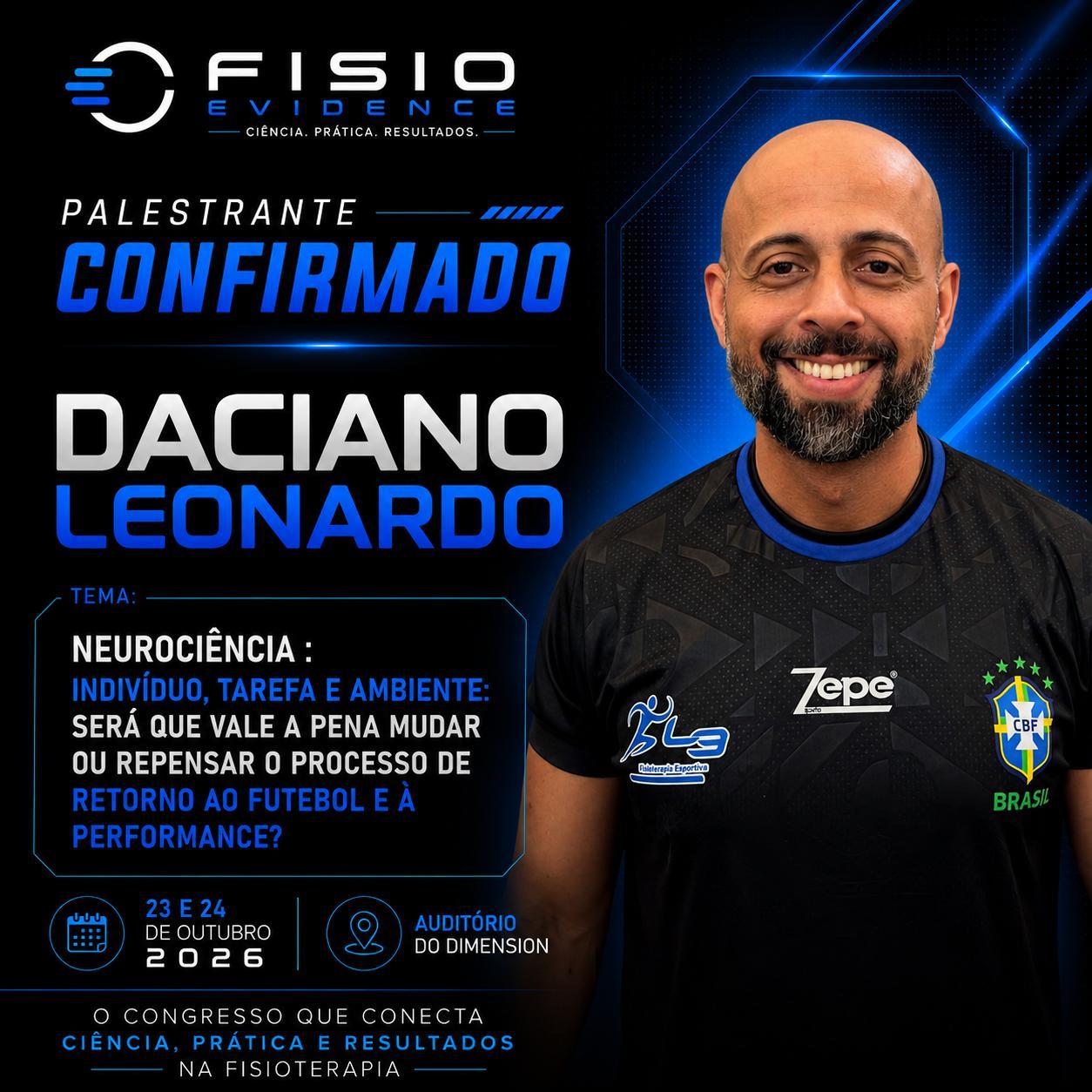 Palestrante confirmado — Daciano Leonardo
